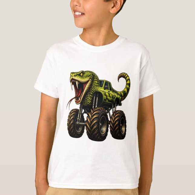 Venomous Viper Monster Truck T-Shirt (Front)