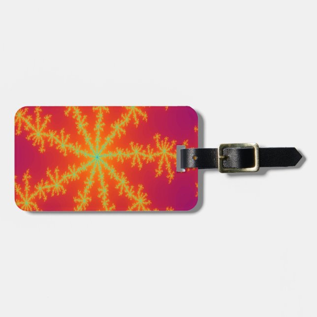 Venous Thunderstorm Custom Luggage Tag (Front Horizontal)