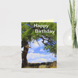 Vent soufflé - carte de joyeux anniversaire