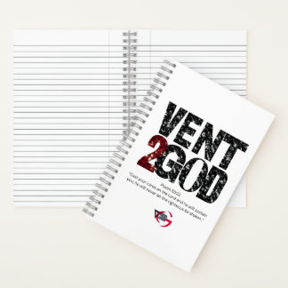 Vent to God Notebook (Black & Red)
