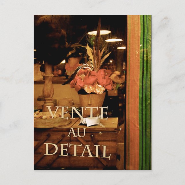 Vente au Detail Postcard (Front)