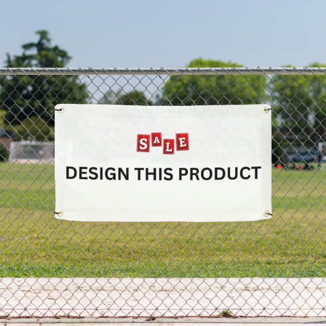 VENTE ! Bannière - 1.6'x3' - Extérieur avec granul (Insitu)