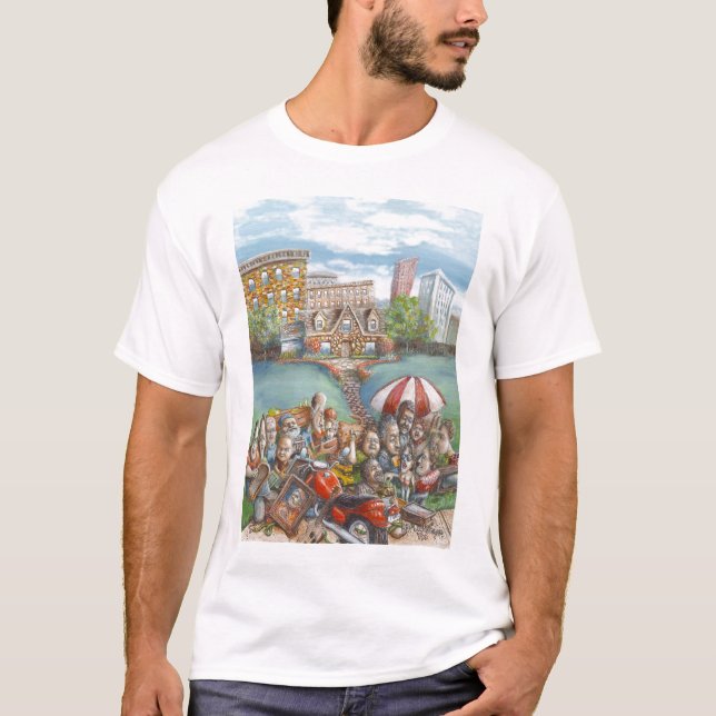 Vente de bric-à-brac - T-shirt (Devant)