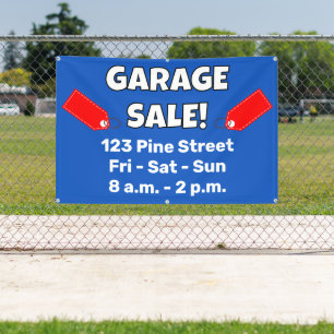 VENTE DE GARAGE SUR MESURE ! Banderole