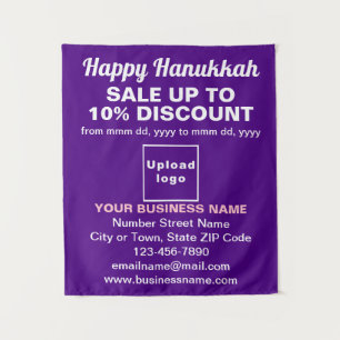 Vente de Hanoucca d'affaires sur Tapisserie Violet