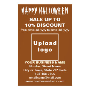 Vente d'Halloween d'affaires sur papier photo Brow