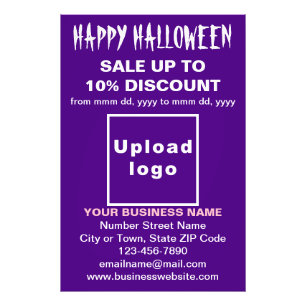 Vente d'Halloween d'affaires sur papier photo viol