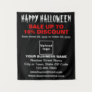 Vente d'Halloween d'affaires sur Tapisserie noire