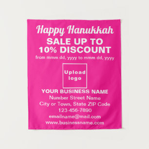 Vente Hanoukka d'entreprise sur Tapisserie rose
