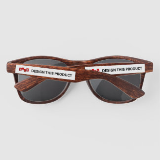 VENTE ! Lunettes de soleil en plastique - Bois - P