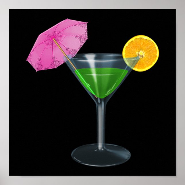 VENTE ! Poster de cocktails par SRF (Devant)