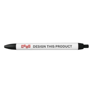 VENTE ! Stylo - Encre noire - Personnalisé - Noir