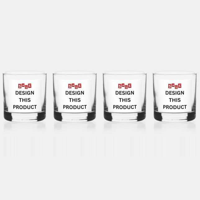 VENTE ! Verre - Sur les rochers - 12 oz - Ensemble (Recto)
