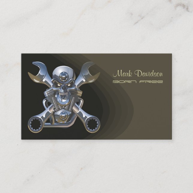 Ventes de motocyclettes + cartes d'affaires de rép (Devant)