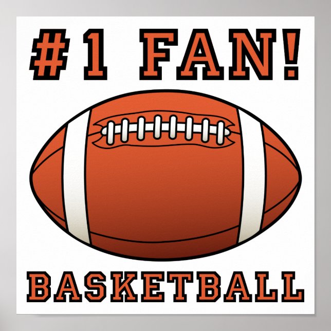 Ventilateur de basket Pas drôle Affiche (Devant)