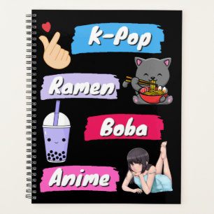 Ventilateur de culture K-Pop, Ramen, Boba et Anime