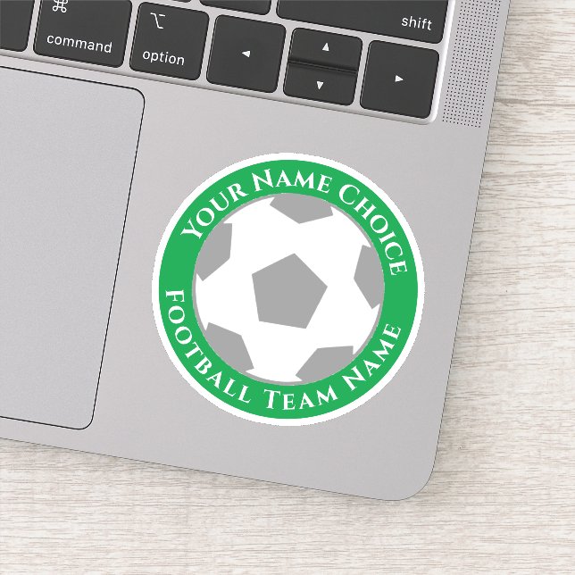 Ventilateur de football personnalisé avec Sticker  (Détail)
