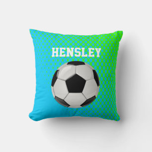 Ventilateur de soccer sur mesure oreiller à lancer