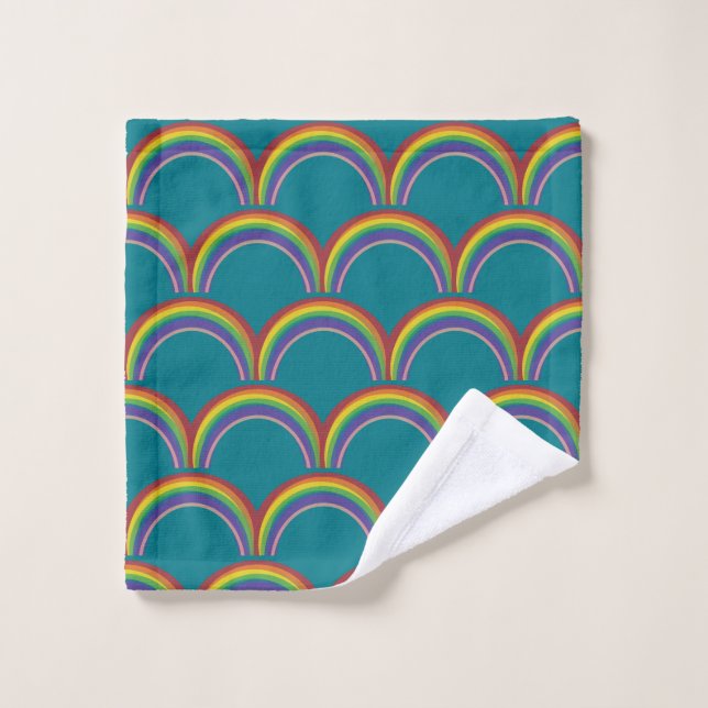 Ventilateur japonais Rainbow (Gant de toilette)