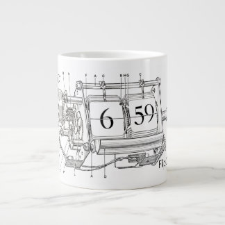 Ventilateurs de l'horloge à retourner Café Mug