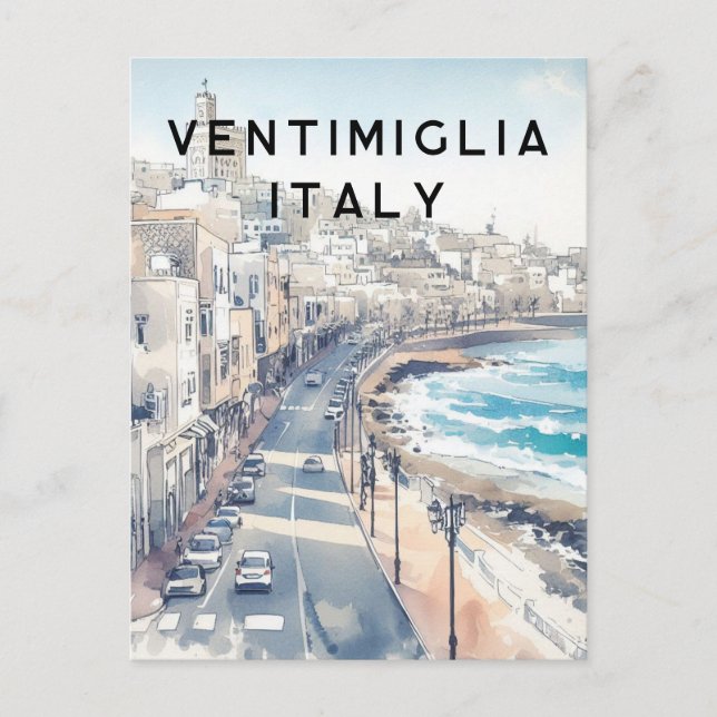 Ventimiglia Italy Postcard (Front)