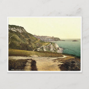 Ventnor, cliff walk, Isle of Wight, England rare P Postcard