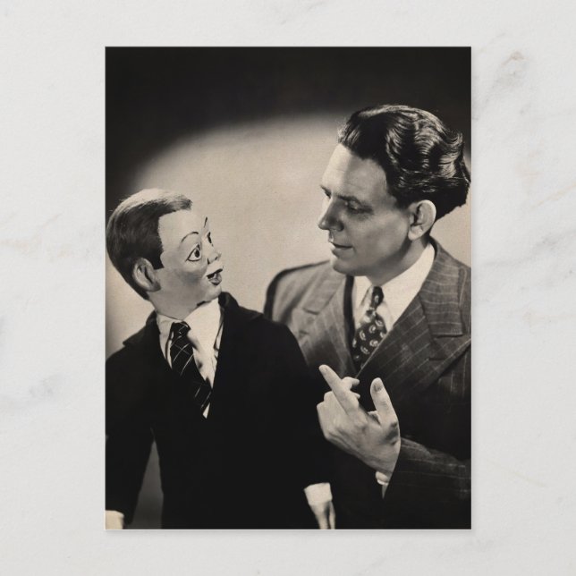 Ventriloquist Dummy Postcard (Front)