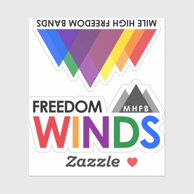 Vents de liberté et Stickers MHFB (Feuille)