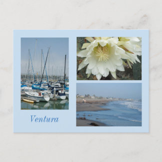 Ventura, CA 3 Photos Template Postcard