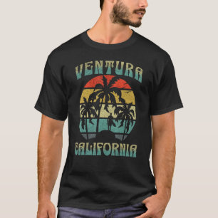 Ventura California Beach Surf Summer Vacation Vint T-Shirt