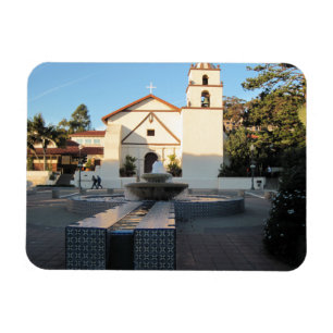 Ventura Mission from Mall Across Main St. Magnet