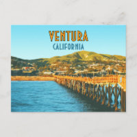 Ventura Pier Beach California Vintage