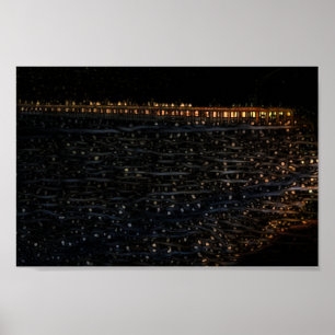 Ventura Pier Nights Imprimer Poster Papier (Matte)