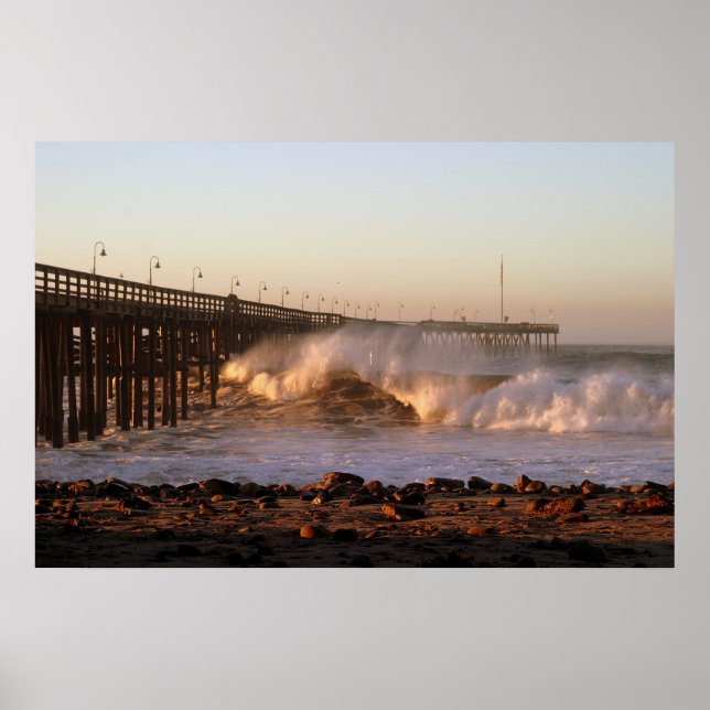 Ventura Pier - Storm 2007 Poster (Front)