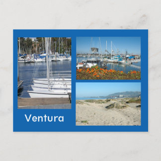 Ventura Shore Three Photo Postcard