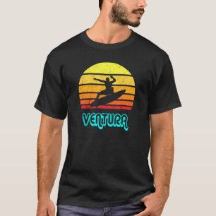 Ventura Souvenir Surfing California T-Shirt