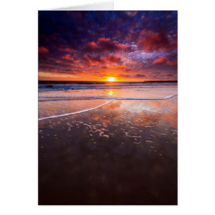 Ventura State Beach At Sunset