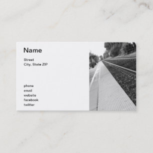 Ventura Train Station Business Card