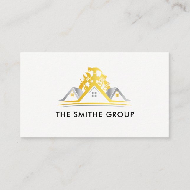 Venture Capitalist | Corporate | Construction Business Card (Front)