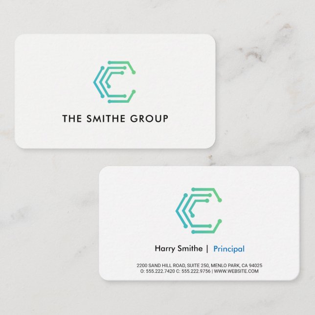 Venture Capitalist | Tech Corporate Business Card (Front/Back)