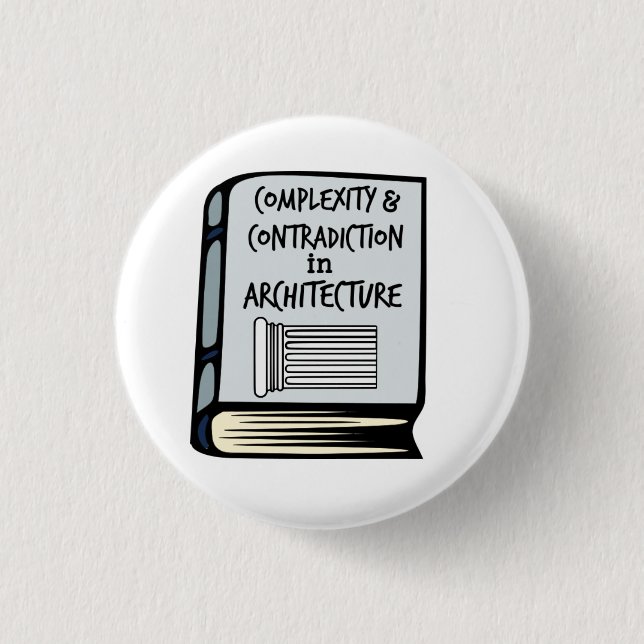 Venturi Complexity & Contradiction Book Button (Front)