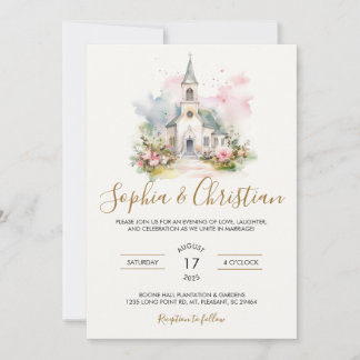 Venue Wedding Invitation