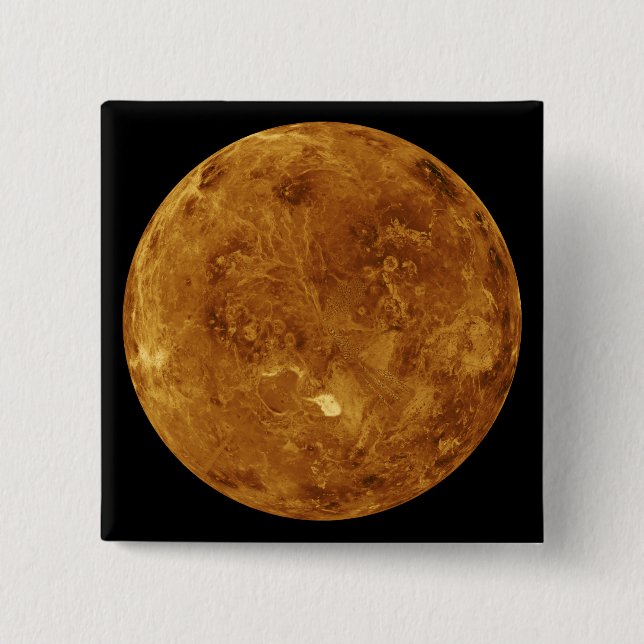 Venus 2 inch square button (Front)