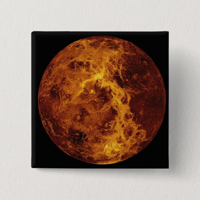Venus 3 2 inch square button (Front)