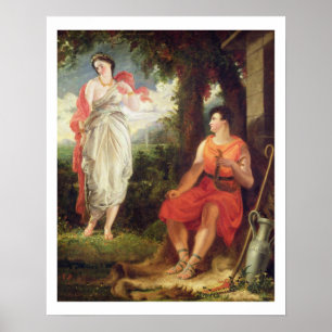 Venus and Anchises, 1826 (oil on canvas) Poster