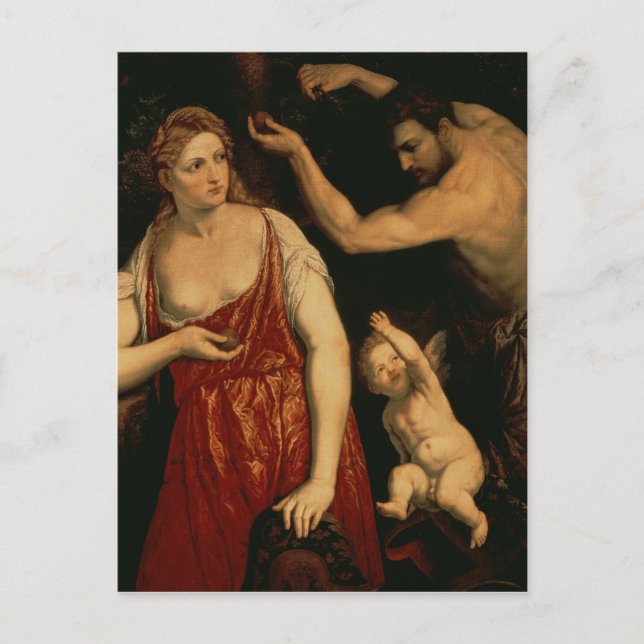 Venus and Mars, 1550s Postcard (Front)