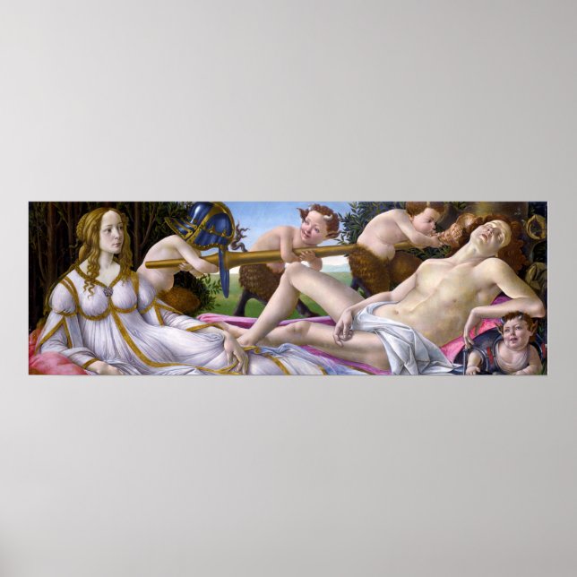 Venus and Mars by Botticelli - Poster (Front)