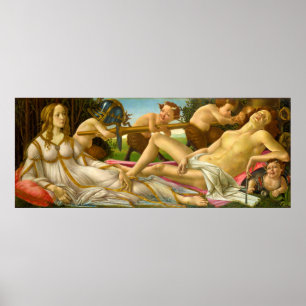 Venus and Mars by Sandro Botticelli (1483) Poster
