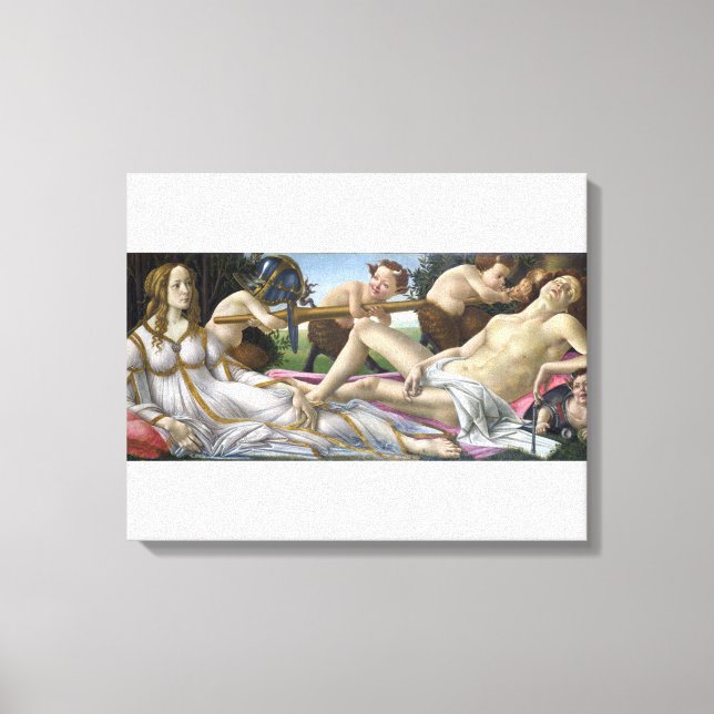 Venus and Mars by Sandro Botticelli Canvas Print (Front)
