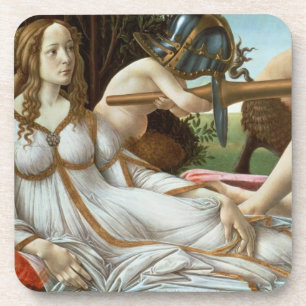 Venus and Mars, c.1485 (tempera and oil) Coaster
